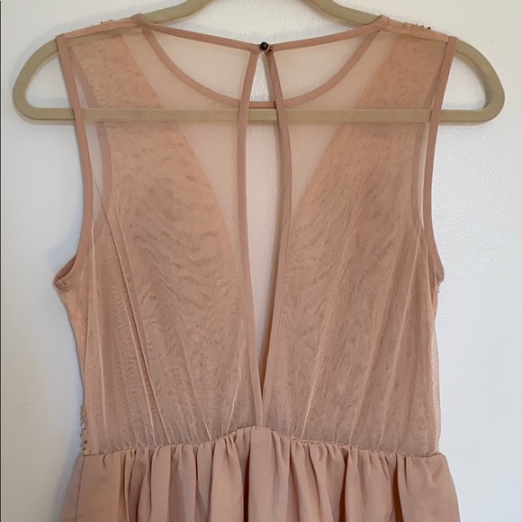 NUDE SEQUINS DRESS - Picture 4 of 4